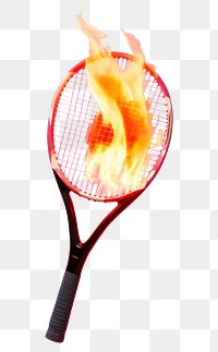 PNG Racket tennis sports glowing.