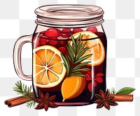 PNG Mulled wine jar food 