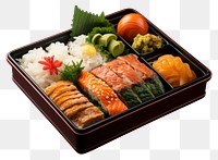 PNG  Bento food seafood sushi. AI generated Image by rawpixel.