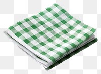 PNG Green and white scotch napkin white background tablecloth simplicity. AI generated Image by rawpixel.