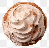PNG Tiramisu cream dessert icing. AI generated Image by rawpixel.