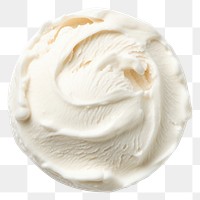 PNG Milk cream dessert food. AI generated Image by rawpixel.