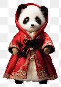 PNG  Panda doll toy white background. AI generated Image by rawpixel.