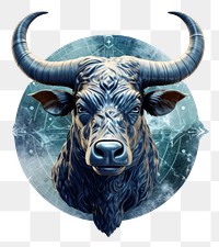 PNG Taurus Earth sign livestock wildlife buffalo. 