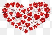 PNG  Valentine's day celebration decoration pattern.