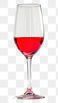 PNG  Empty wine glass drink red white background.