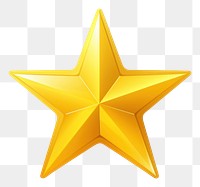 PNG Yellow star symbol white background simplicity.