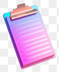 PNG  Checklist icon iridescent white background technology rectangle.