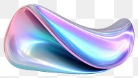 PNG  Curve shape iridescent white background simplicity futuristic.
