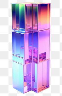 PNG  Distored rectangle iridescent white background refrigerator furniture.