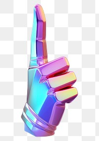 PNG  Hand cursor icon iridescent white background technology gesturing.