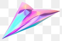 PNG  Metal paper plane iridescent origami white background simplicity.