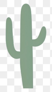 PNG  Cactus symbol plant white background. AI generated Image by rawpixel.