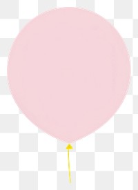 PNG  Balloon cartoon shape celebration. AI generated Image by rawpixel.
