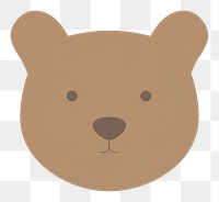 PNG  Bear cartoon mammal animal. AI generated Image by rawpixel.