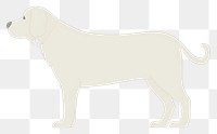 PNG  Big dog cartoon animal mammal. AI generated Image by rawpixel.