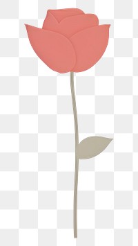 PNG  Flower cartoon petal plant. AI generated Image by rawpixel.