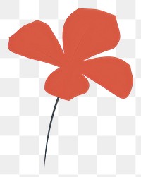 PNG  Tropical flower cartoon petal plant. AI generated Image by rawpixel.