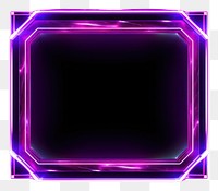 PNG  Abstract frame purple light neon.