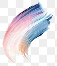 PNG Abstract pastel paint brush white background.