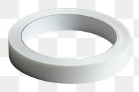 PNG  Tape mockup jewelry silver gray.