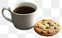 PNG  Coffee mug mockup cookie breakfast drink.