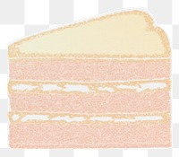 PNG  Cake dessert food white background. AI generated Image by rawpixel.