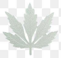 PNG  Leaf plant snowflake cannabis. AI generated Image by rawpixel.