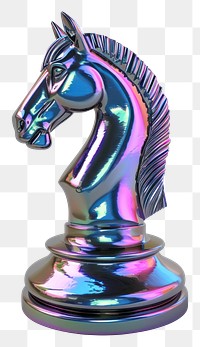 PNG Horse chess icon iridescent animal mammal 