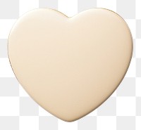 PNG Badge sticker heart shape mockup white background confectionery porcelain.
