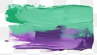 PNG Green and purple flat paint brush stroke backgrounds white background creativity.