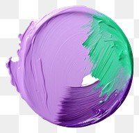 PNG Green and violet flat paint brush stroke shape white background dishware.