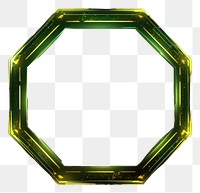 PNG  Hexagon frame light technology abstract.