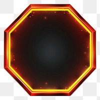PNG  Hexagon frame light neon backgrounds.