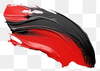 PNG Pastel black red flat paint brush stroke white background splattered painting.