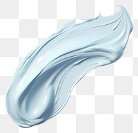 PNG Pastel light cream blue flat paint brush stroke white background simplicity toothpaste.