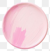 PNG Pastel pink flat paint brush stroke shape white background microbiology.
