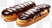 PNG Eclairs dessert pastry food.