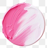 PNG Pink and white flat paint brush stroke shape pink white background.