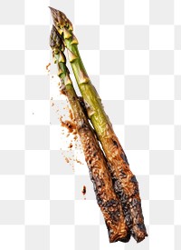 PNG  Asparagus with burnt vegetable plant food.