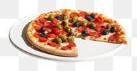 PNG Pizza food pomegranate vegetable. AI generated Image by rawpixel.