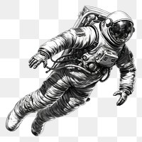 PNG Space man drawing sketch adult. AI generated Image by rawpixel.