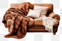 PNG Sofabed furniture armchair cozy.