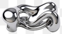 PNG Fluid platinum chrome silver.