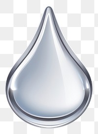 PNG Waterdrop icon white background accessories simplicity.