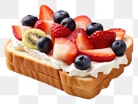 PNG  Japanese fruit sandwich strawberry blueberry dessert.