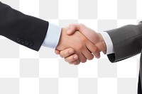 PNG  Business handshake agreement greeting contract.