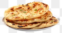 PNG  Naan indian food bread pizza plate.