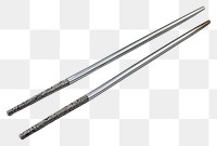 PNG Chopsticks silver white background weaponry. 