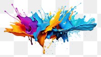 PNG Paint splash backgrounds white background splattered. AI generated Image by rawpixel.